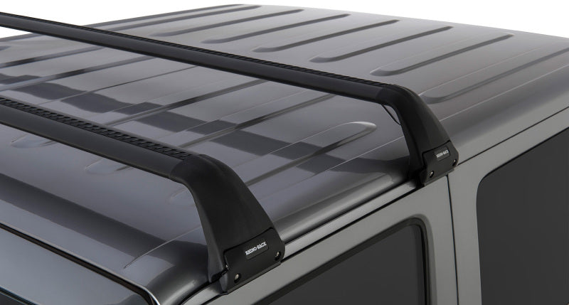 Rhino-Rack SG60 07-22 Jeep Wrangler JK/JL 2 Door Hard Top Vortex SG 2 Bar Roof Rack - Black