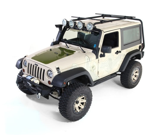 Rugged Ridge 11703.01 Roof Rack 07-18 Jeep 2-Door Jeep Wrangler