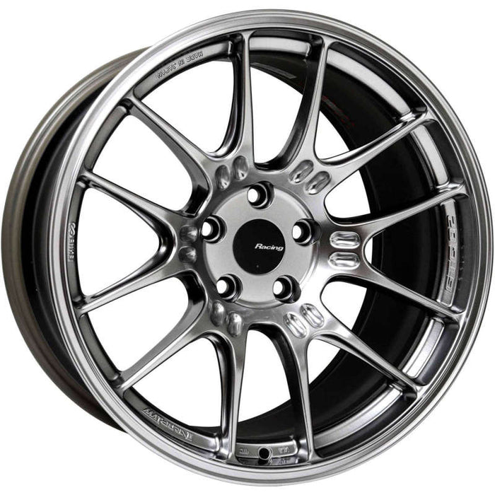Enkei 534-8105-6545HS GTC02 18x10.5 5x114.3 45mm Offset 75mm Bore Hyper Silver Wheel