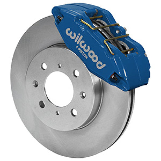 Wilwood 140-12996-CB DPHA Front Caliper & Rotor Kit Honda / Acura w/ 262mm OE Rotor - Competition Blue