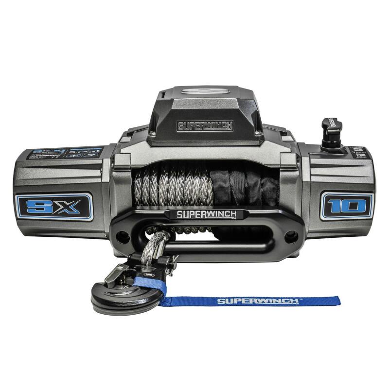 Superwinch 1710201 10000 LBS 12V DC 3/8in x 80ft Synthetic Rope SX 10000 Winch