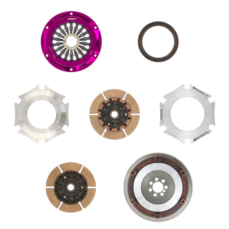 Exedy MM062HD 2008-2015 Mitsubishi Lancer Evolution GSR L4 Hyper Twin Cerametallic Clutch Sprung