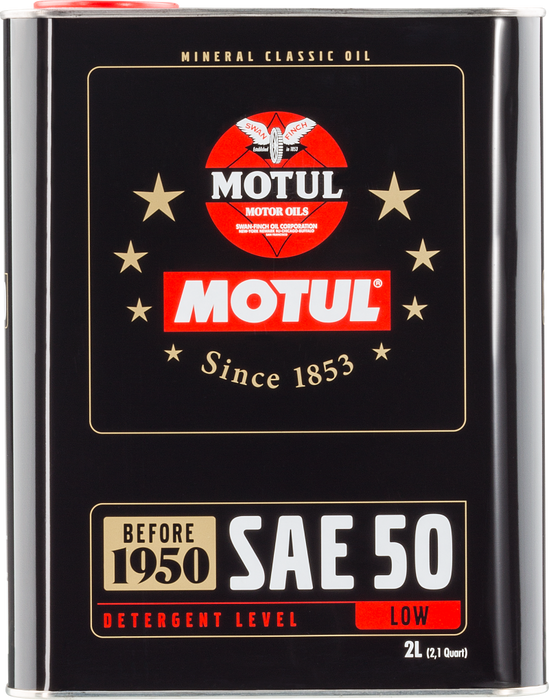 Motul 104510 Classic SAE 50 Oil - 2L