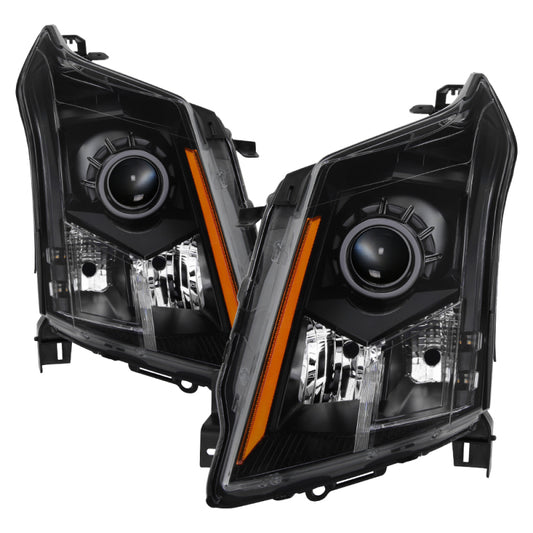 SPYDER 9938917 xTune Cadillac SRX 10-14 OE Style Halogen Headlights - Black HD-JH-CSRX11-AM-BK