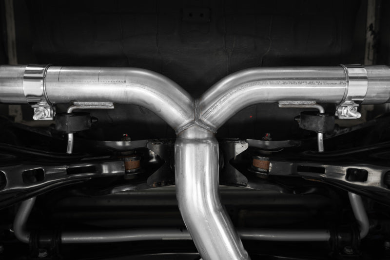 MBRP S49033CF 22-24 Honda Civic SI 1.5L T304 SS 3in Cat-Back Exhaust 2.5in Dual Split Rear w/ CF Tips