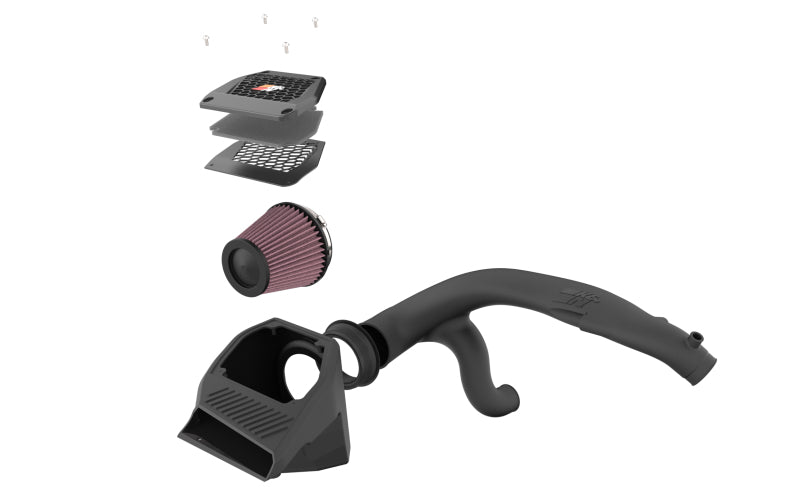 K&N Engineering 63-2625 K&N 2023 Ford Bronco Raptor V6 3.0L F/I 63 Series Aircharger Performance Air Intake System