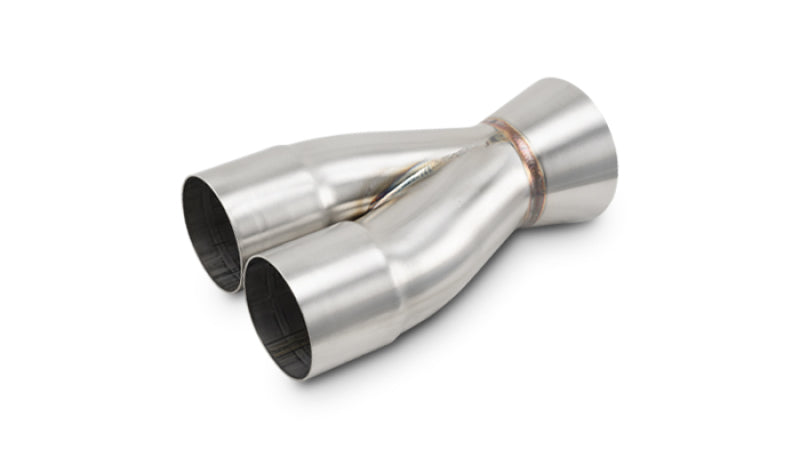 Vibrant 10359 2-1 SS Merge Collectors (2-1/2in Inlet Slipover ID 3-1/2in Outlet OD) - Sold Individually