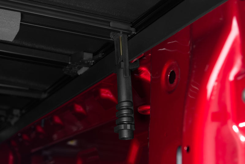 LUND 969450 Lund 04-15 Nissan Titan (5.5ft. Bed) Hard Fold Tonneau Cover w/Bracket Kit - Black