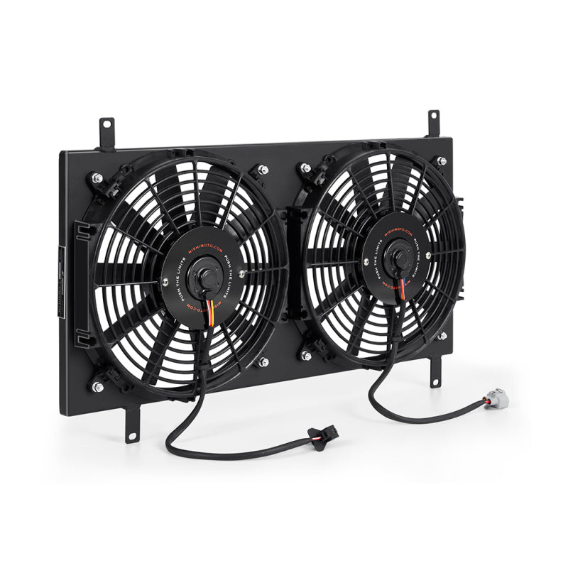 Mishimoto MMFS-MIA-90BK 90-97 Mazda Miata Aluminum Fan Shroud Kit - Black