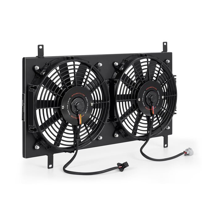 Mishimoto MMFS-MIA-90BK 90-97 Mazda Miata Aluminum Fan Shroud Kit - Black