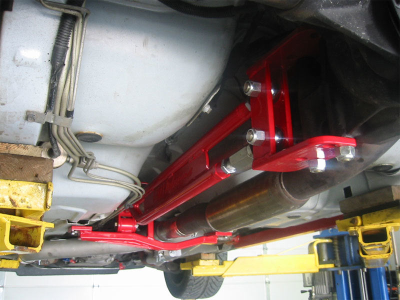 UMI Performance 2203AS-B 93-02 GM F-Body Tunnel Brace Mount Long Tube Header Set-Ups w/ Loop