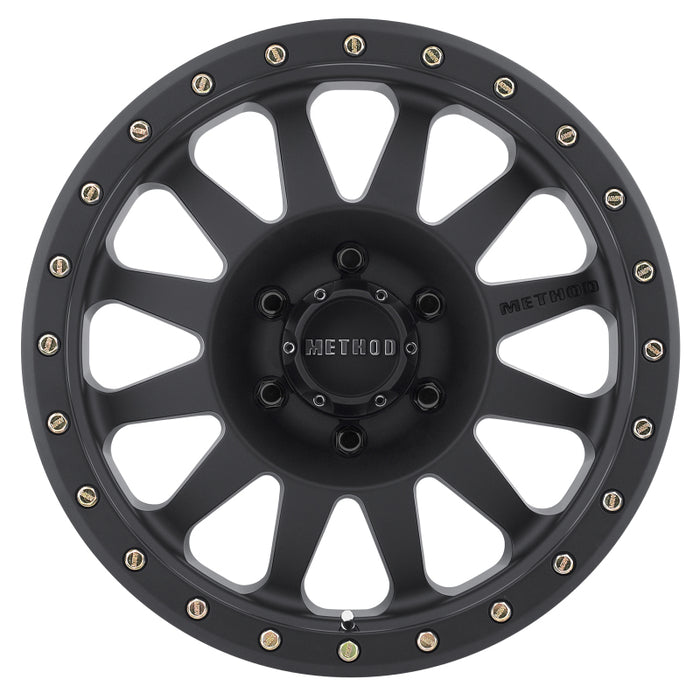 Method Wheels MR30478516500 Method MR304 Double Standard 17x8.5 0mm Offset 6x135 94mm CB Matte Black Wheel