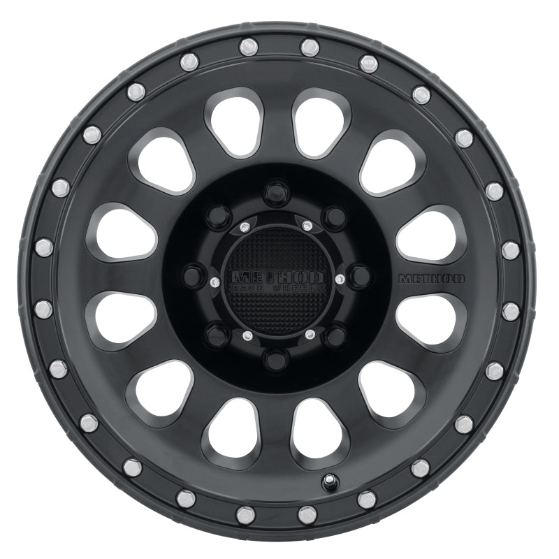 Method Wheels MR31589088518 Method MR315 18x9 +18mm Offset 8x180 130.81mm CB Matte Black Wheel