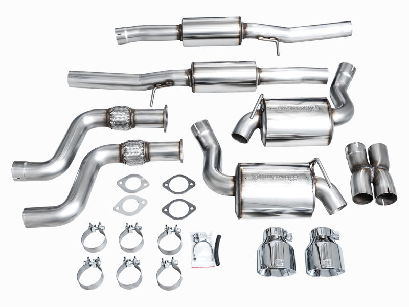 AWE Tuning 3015-32400 AWE 2023 Nissan Z RZ34 RWD Touring Edition Catback Exhaust System w/ Chrome Silver Tips