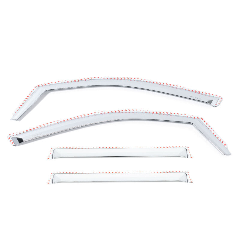 Putco 480137 09-18 RAM 1500 - Crew Cab (Set of 4) Excl Rebel Model Element Chrome Window Visors