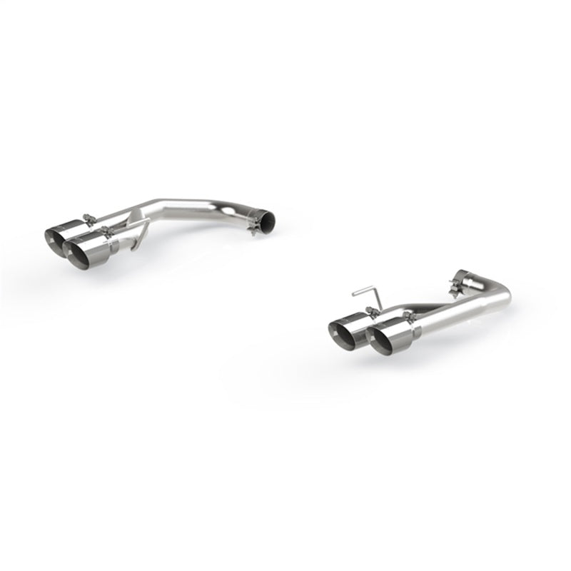MBRP S7211304 18-20 Ford Mustang GT 2.5in T304 Non Active Dual Axle Back Exhaust System - 4in Dual Wall Tips