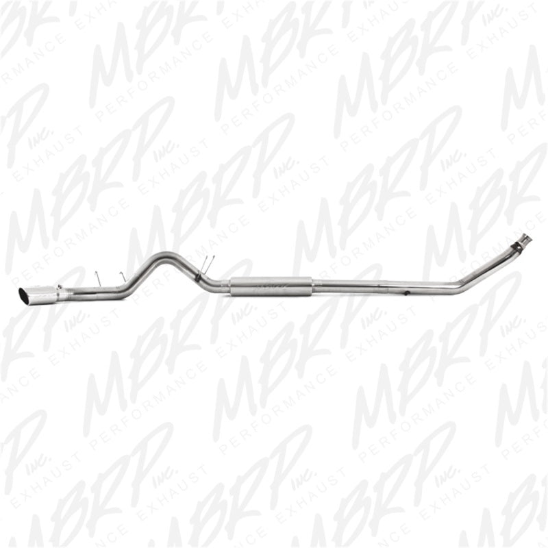 MBRP S6100409 1994-2002 Dodge 2500/3500 Cummins Turbo Back Single Side (94-97 Hanger HG6100 req.)