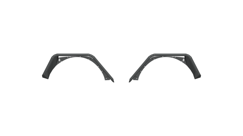 Road Armor 518AFR0B 18-20 Jeep Wrangler JL Stealth Rear Fender Flare Body Armor - Tex Blk