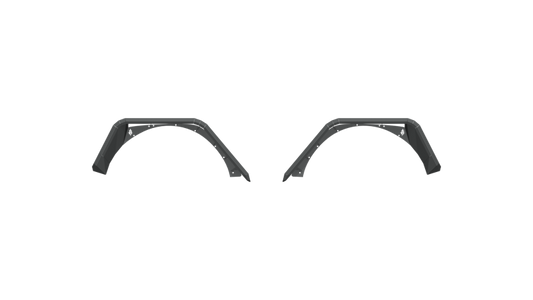 Road Armor 518AFR0B 18-20 Jeep Wrangler JL Stealth Rear Fender Flare Body Armor - Tex Blk