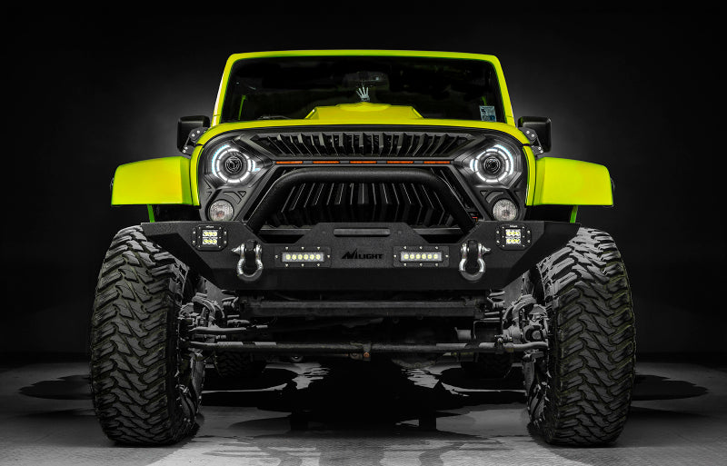 ORACLE Lighting 5876-334 0718 Jeep Wrangler JK Oculus 7in ColorSHIFT Bi-LED Projector Headlights