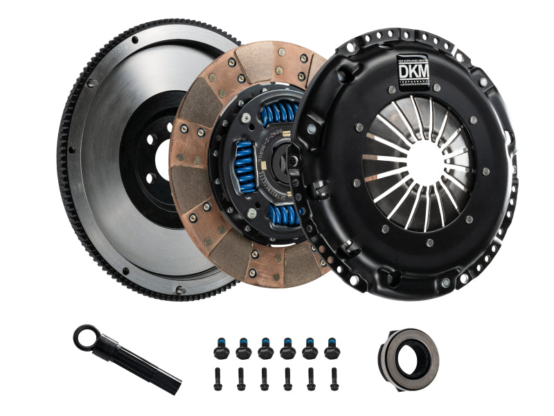 DKM Clutch MR-006-005 BMW E34/E36/E39/E46/Z3 (6 Cyl) Ceramic Twin Disc MR Clutch w/Flywheel (650 ft/lbs Torque)