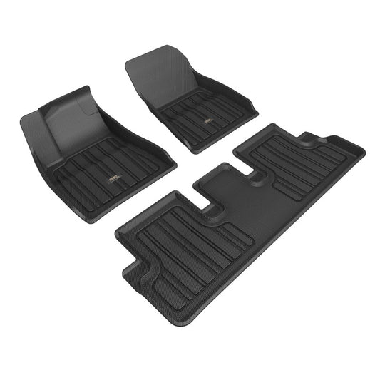 3D MAXpider E1TL06901809 3D Maxpider 2024 Tesla Model 3 Elitect Floor Mat 1st/2nd Row
