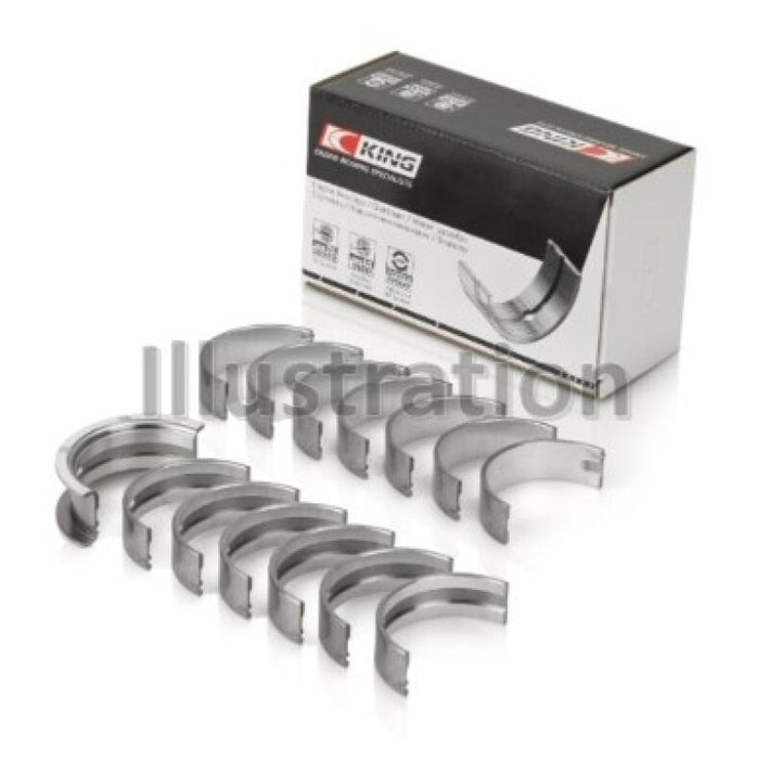 King Engine Bearings MB7776SI BMW N55B30A/N53B30A/N52B30A Main Bearing Set - Size STD