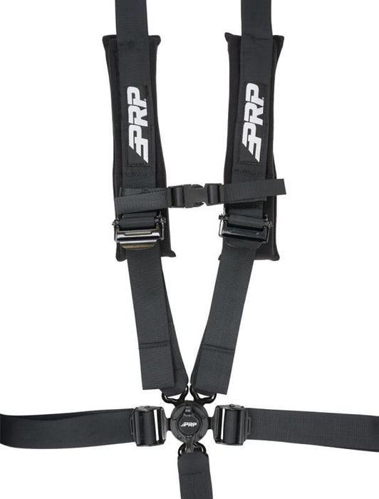 PRP Seats SB5.2CAMRT PRP 5.2 Cam-Lock Harness w/ Ratchet Lap Belt - Black