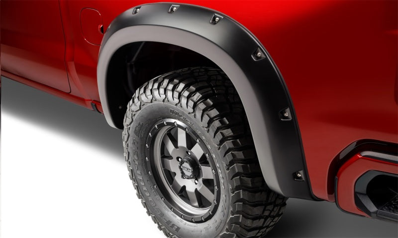 Bushwacker 40927-02 19-21 Chevrolet Silverado 1500 Pocket Style Flares 4pc - Black