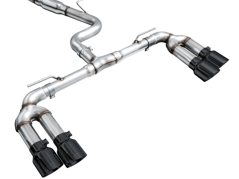 AWE Tuning 3020-43897 AWE 22-24 Audi 8Y S3 Track Edition Exhaust - Diamond Black Tips