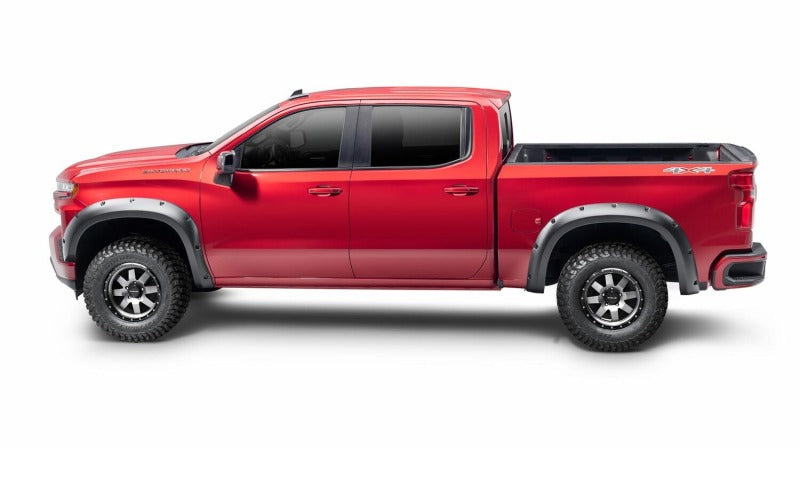Bushwacker 48140-08 19-21 Chevrolet Silverado 1500 Forge Style Flares 4pc - Black