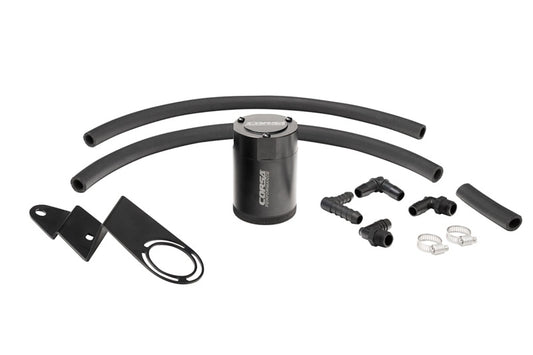 CORSA Performance CC0020 Corsa 2022-2025 Toyota Tundra 4WD 3.4L V6 Aluminum Oil Catch Can w/ Bracket