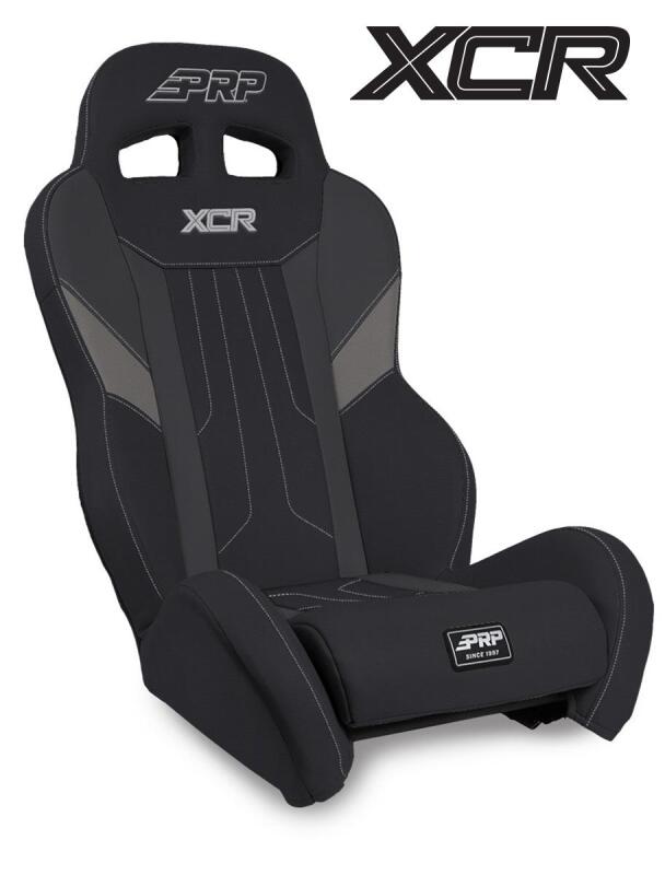 PRP Seats A8001-PORXP-203 PRP XCR Polaris RZR UTV Suspension Seat - Black/Gray