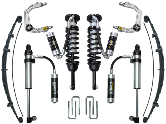 ICON K53008 05-15 Toyota Tacoma 0-3.5in/16-17 Toyota Tacoma 0-2.75in Stage 8 Suspension System w/Billet Uca