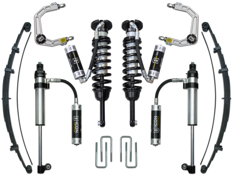 ICON K53008 05-15 Toyota Tacoma 0-3.5in/16-17 Toyota Tacoma 0-2.75in Stage 8 Suspension System w/Billet Uca