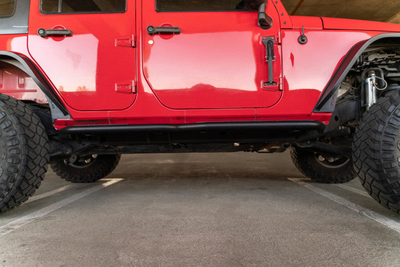 DV8 Offroad SRJK-08 07-18 Jeep Wrangler JK (4 Door Only) OE Plus Side Steps