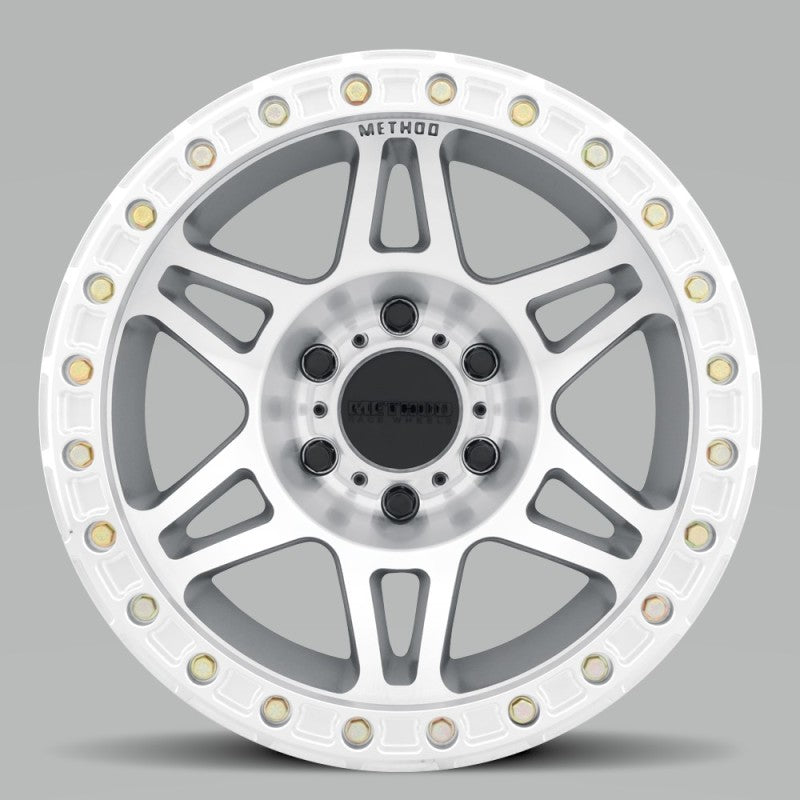 Method Wheels MR10679080344B Method MR106 Beadlock 17x9 -44mm Offset 8x6.5 130.81mm CB Machined/Clear Coat w/BH-H36125 Wheel