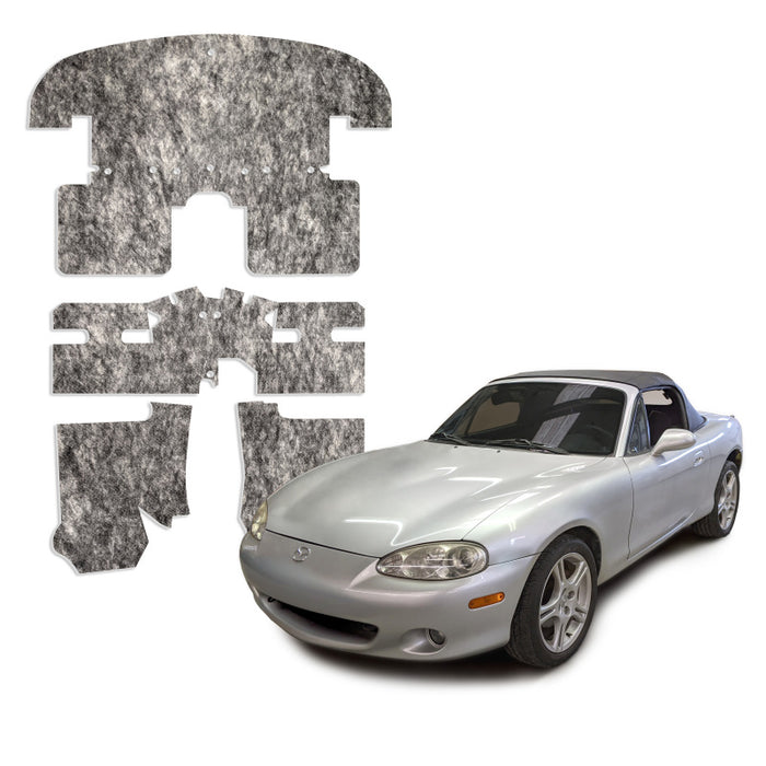 DEI 50295 90-05 Mazda Miata NA & NB Under Carpet Interior Insulation Kit - 1/2in Thick