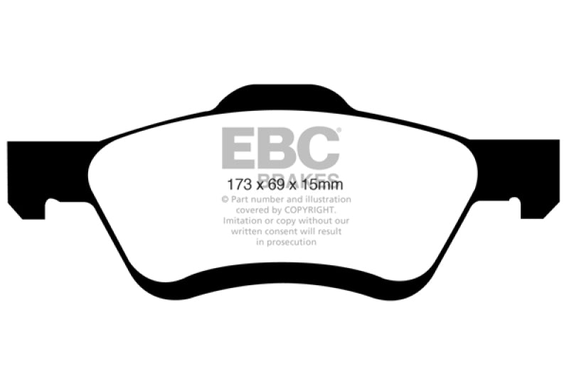 EBC UD1047 08-09 Ford Escape 2.3 Ultimax2 Front Brake Pads