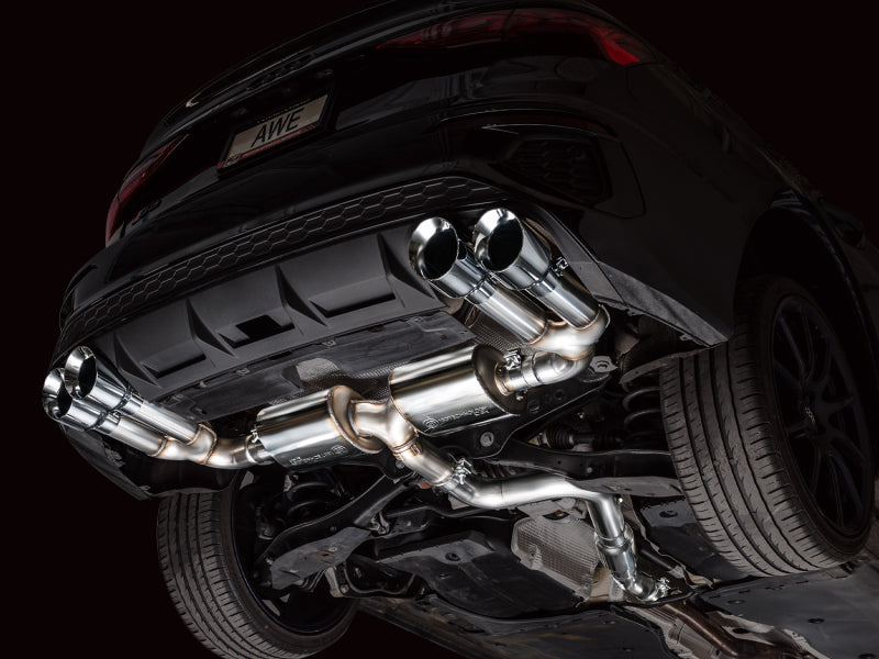 AWE Tuning 3015-42897 AWE 22-24 Audi 8Y S3 Touring Edition Exhaust - Chrome Silver Tips