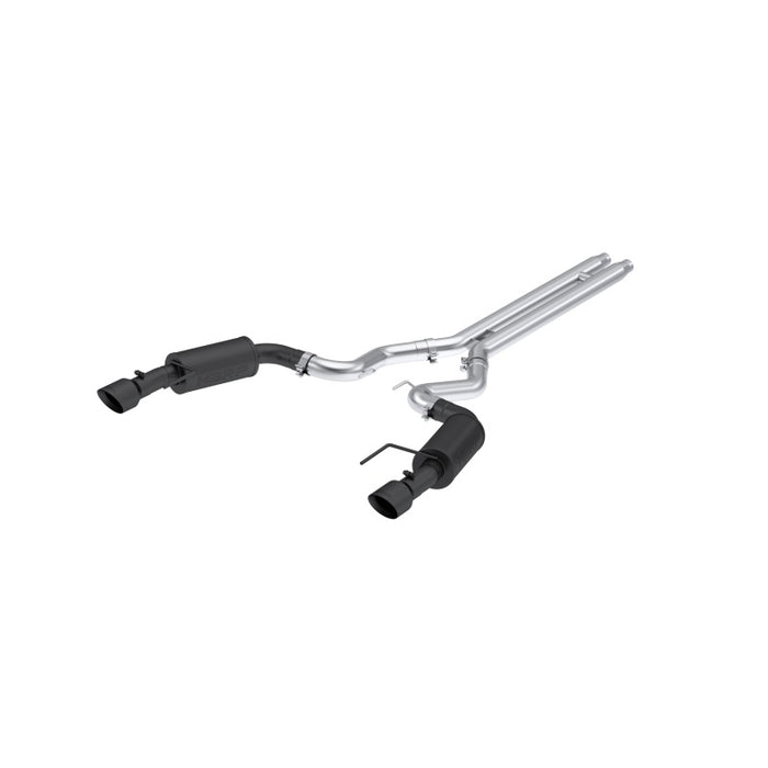 MBRP S7251BLK 2024 Ford Mustang GT S650, 5.0L 3in Cat-Back Dual Split Rear, Black-Coated (street)