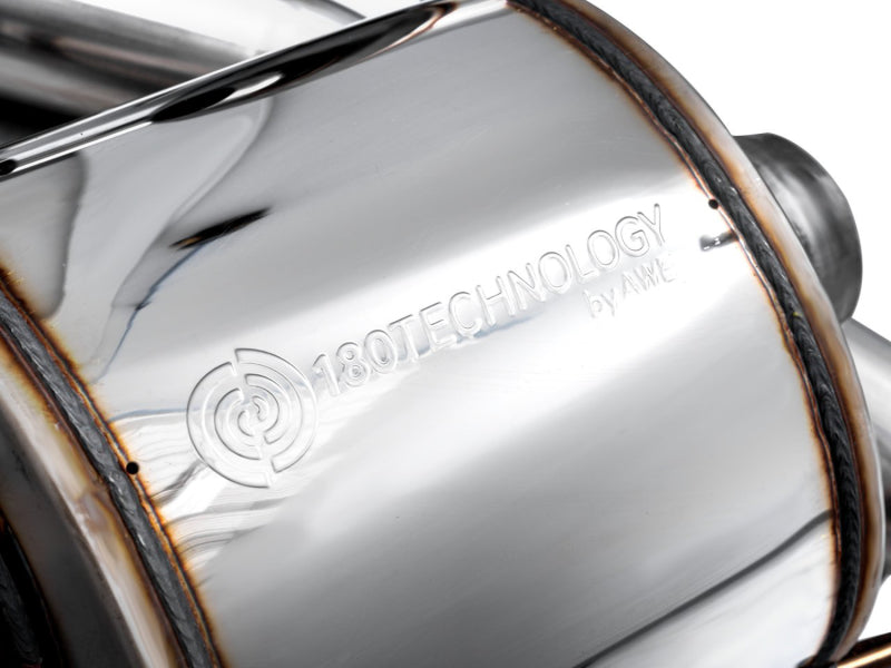 AWE Tuning 3015-42103 19-23 Audi C8 S6/S7 2.9T V6 AWD Touring Edition Exhaust - Chrome Silver Tips