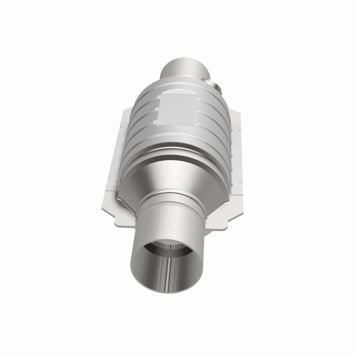Magnaflow 51234 MagnaFlow Conv Univ 2in In/Out Ctr/Ctr Round 9in Body L x 5.125in W x 13in Overall L Single O2 Port