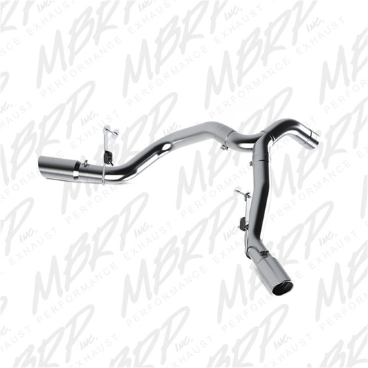 MBRP S6168AL 13-15 Dodge 25/3500 Cummins 6.7L(Excl. CC/SB)4in Filter Back Cool Duals AL(Leaf Spring)