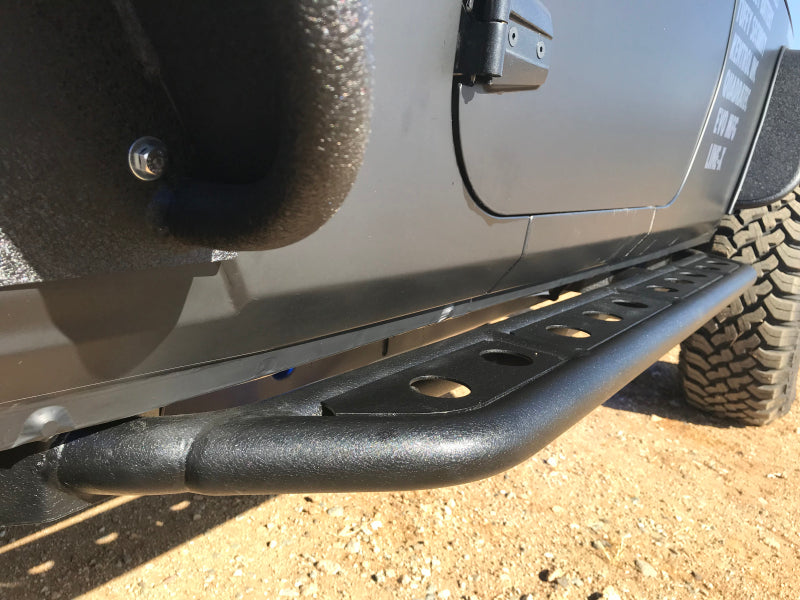 Fishbone Offroad FB23070 07-18 Jeep Wrangler JK 4 Door Steel Side Steps - Black Textured Powdercoat