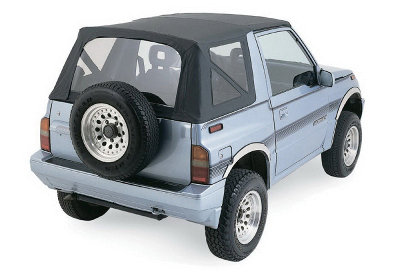 Rampage 98735 1988-1994 Geo Tracker Soft Top OEM Replacement - Black Denim