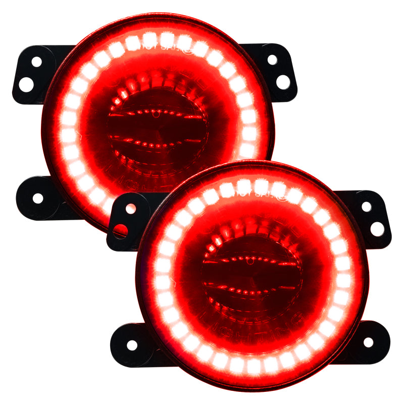 ORACLE Lighting 5846-334 Oracle Jeep Wrangler JK/JL/JT High Performance W LED Fog Lights - w/o Controller