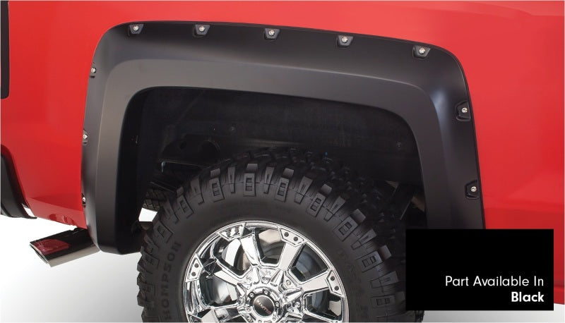 Bushwacker 40959-34 16-18 Chevy Silverado 1500 Fleetside Pocket Style Flares 4pc 69.3in Bed - Black