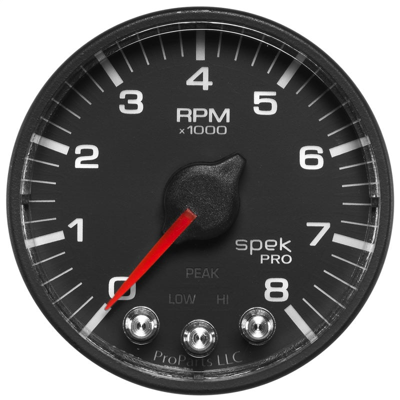 Autometer ATMP334328 Spek-Pro 2-1/16 Tach w/ Shift Light & Peak Mem.