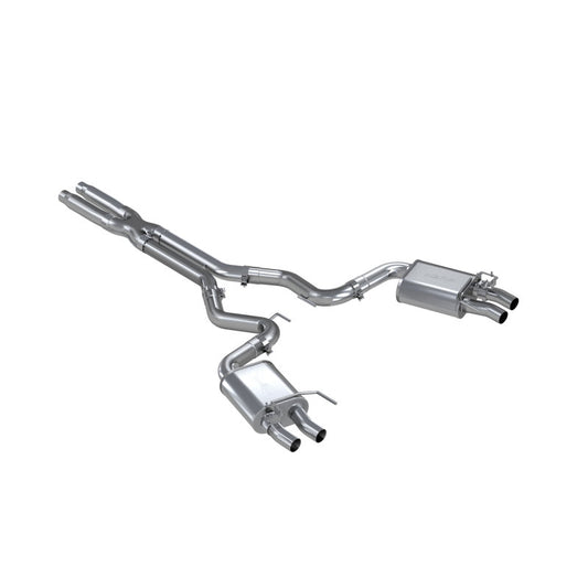 MBRP S7201304 16-20 Ford GT350/GT350R Dual Quad Split Rear Outlet 3in Cat Back T304 Exhaust